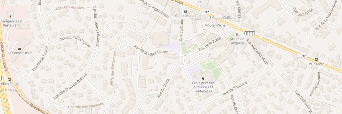 Plan du 15 Rue du Stade à Langueux
