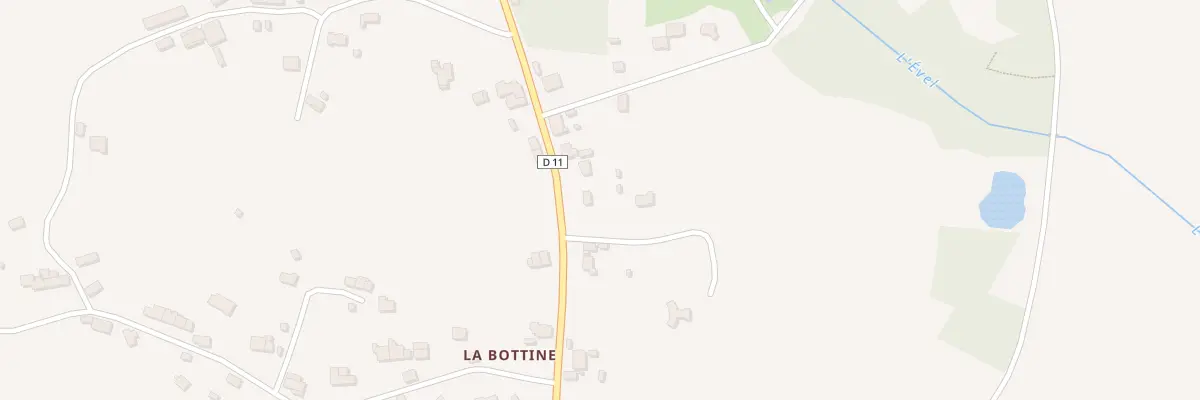 Plan du 11 La Bottine à Radenac