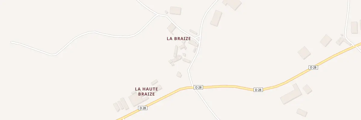 Plan du 52 La Braize à Hénon