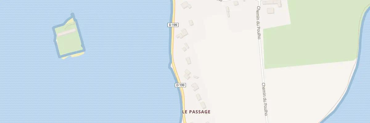 Plan du 88 Rte du Passage à Saint-Armel