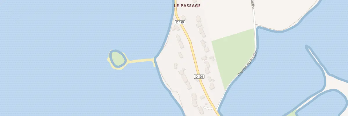 Plan du 75 Rte du Passage à Saint-Armel