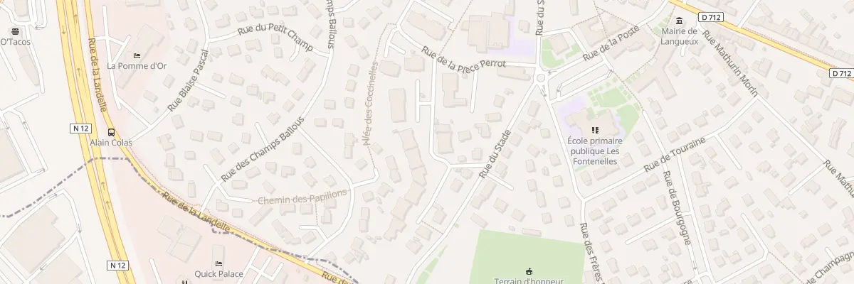 Plan du 4 Rue du Petit Clos à Langueux