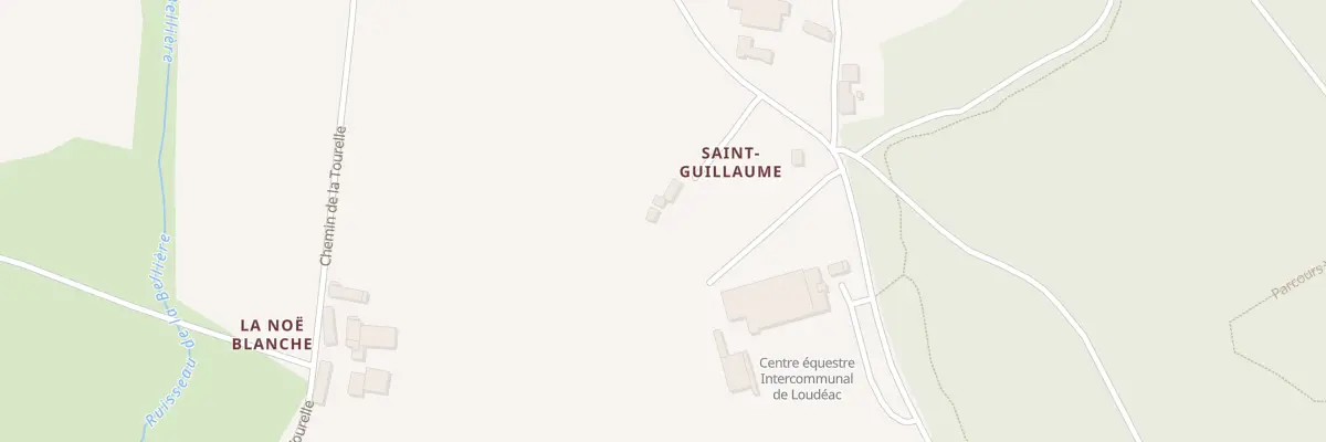 Plan du 50 Saint Guillaume à Loudéac