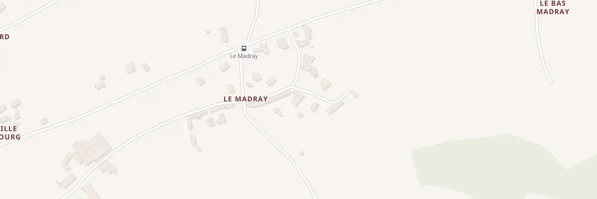 Plan du 1957 Le Haut Madray à Plédran