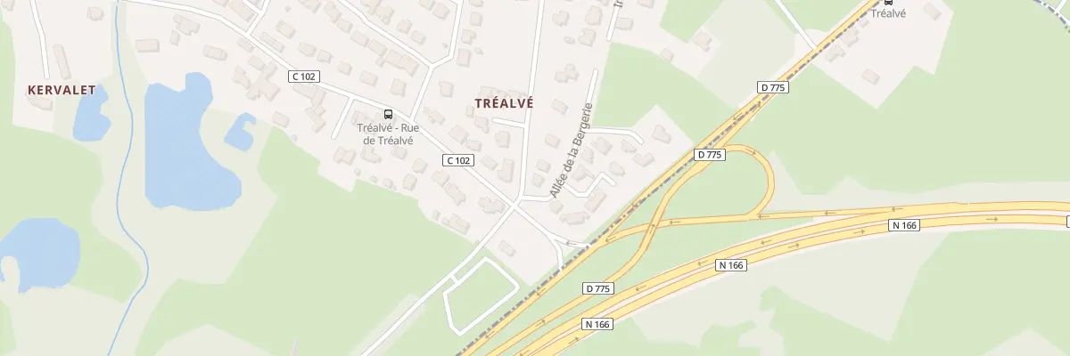 Plan du 1 All de la Bergerie à Saint-Avé