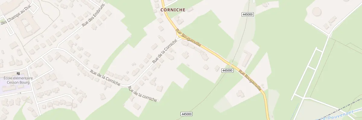 Plan du 64 Rue de la Corniche à Saint-Brieuc