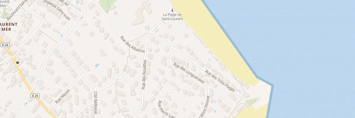 Plan du 6 Rue des Trois plages à Plérin