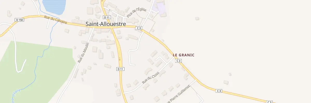 Plan du 5261 Le Bourg à Saint-Allouestre