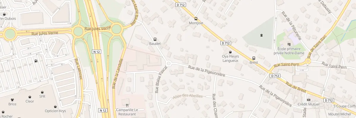 Plan du 2C Rue de la Pigeonnière à Langueux