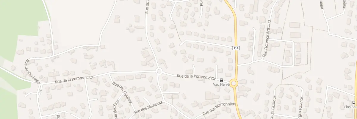 Plan du 13 Rue de la Pomme d’Or à Langueux