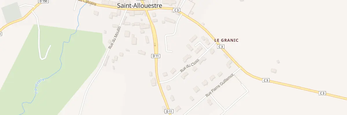 Plan du 7 Rue Charles de Gaulle à Saint-Allouestre