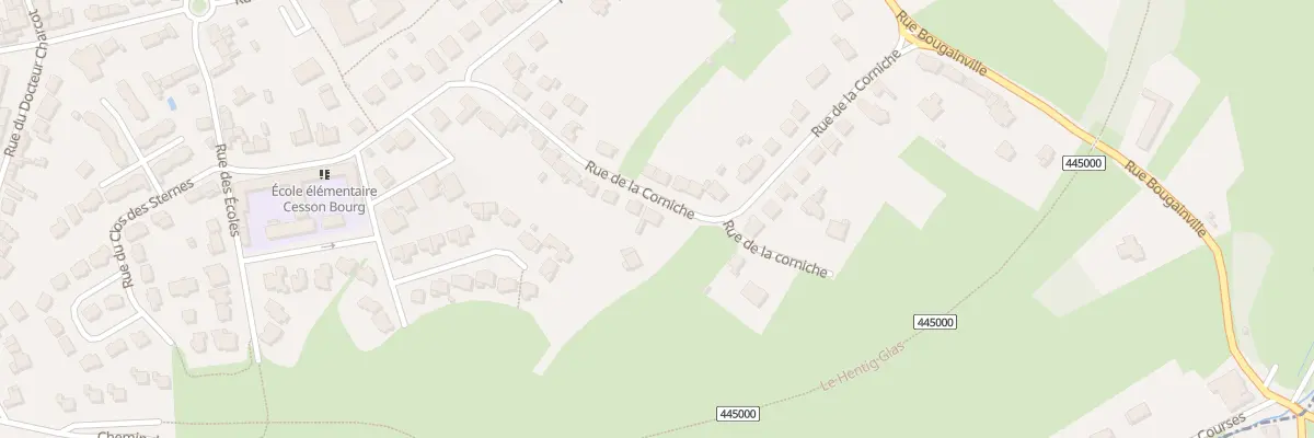 Plan du 38 Rue de la Corniche à Saint-Brieuc