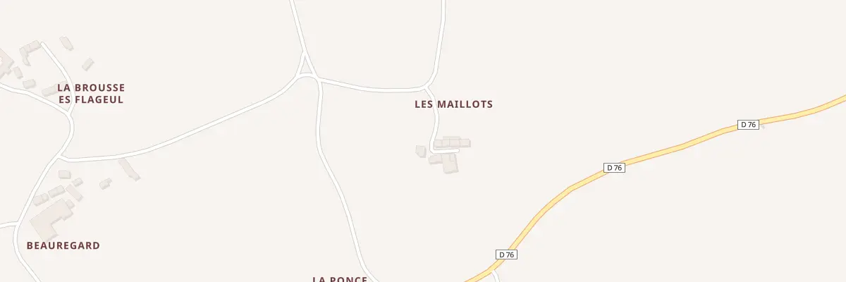 Plan du 6 Les Maillots à Kerfot