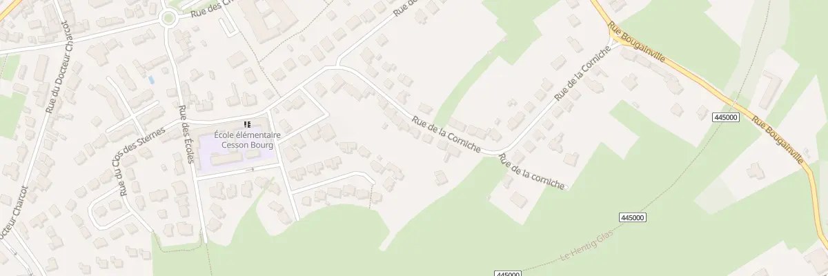 Plan du 32 Rue de la Corniche à Saint-Brieuc