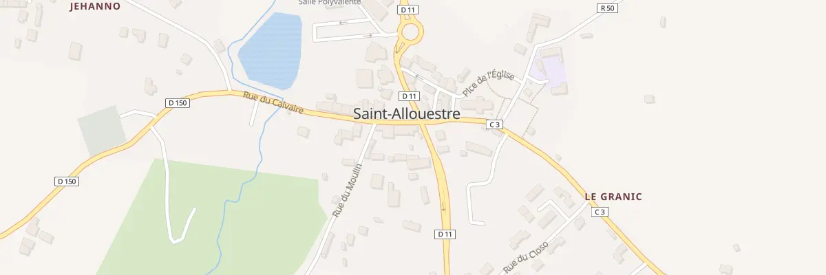 Plan du 11 Pl Joseph Marot à Saint-Allouestre
