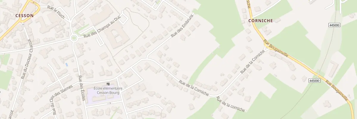 Plan du 49 Rue de la Corniche à Saint-Brieuc