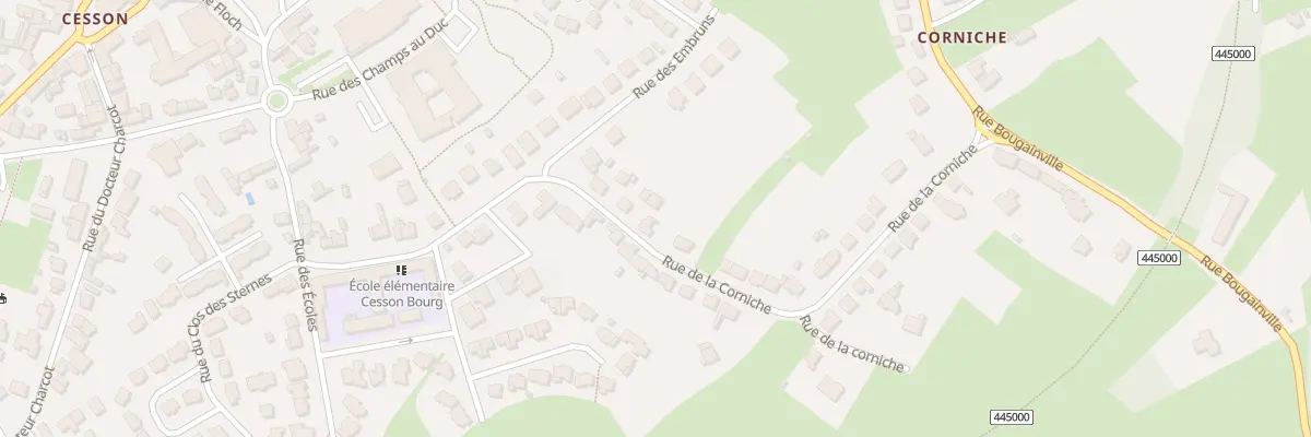 Plan du 53 Rue de la Corniche à Saint-Brieuc