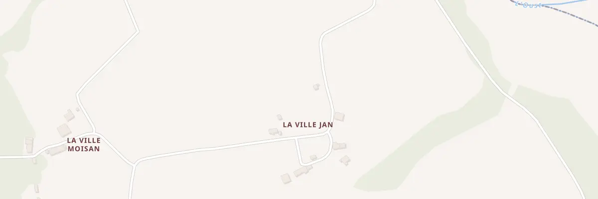Plan du 5 La Ville Jan à Crédin
