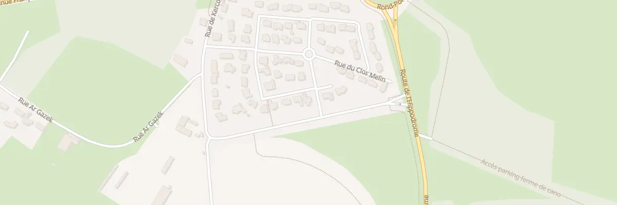 Plan du 1 Rue du Clos Melin à Séné