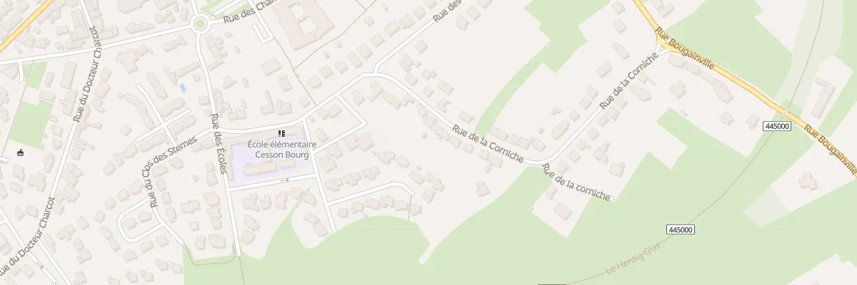 Plan du 28 Rue de la Corniche à Saint-Brieuc