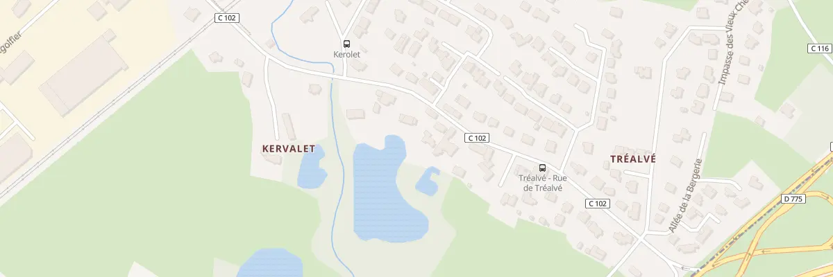 Plan du 16 Rue de Tréalvé à Saint-Avé