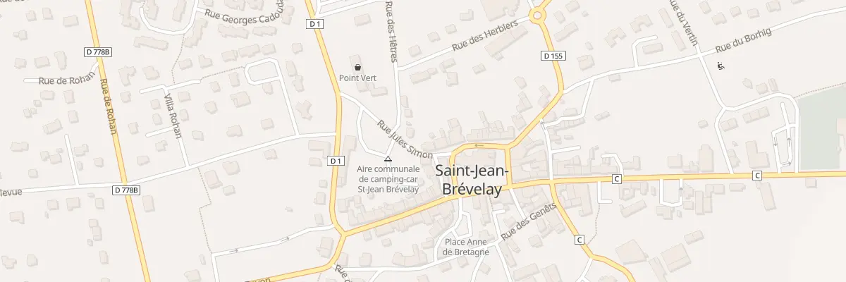 Plan du 18 Rue Jules Simon à Saint-Jean-Brévelay