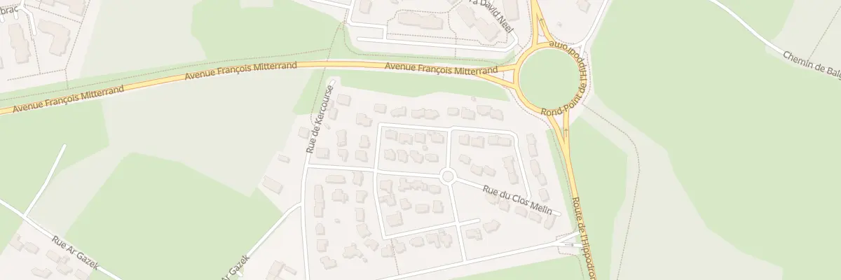 Plan du 20 Rue du Clos Melin à Séné