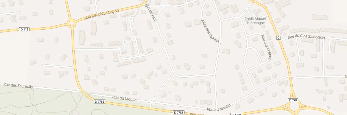Plan du 9 Rue du Parc à Saint-Jean-Brévelay