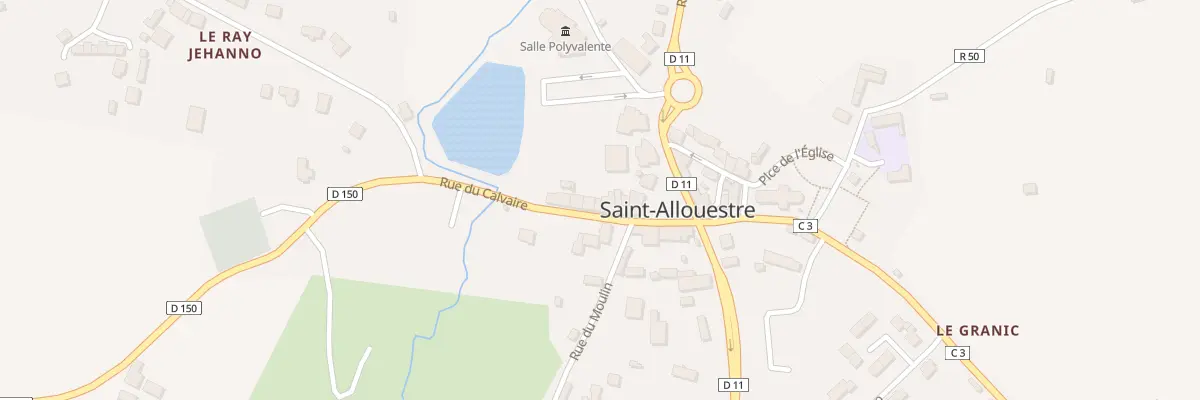 Plan du 5176 Le Bourg à Saint-Allouestre