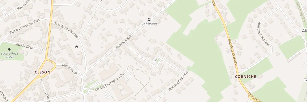 Plan du 17 Rue Ambroise Paré à Saint-Brieuc