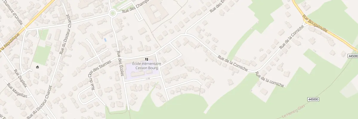 Plan du 10 Rue de la Corniche à Saint-Brieuc