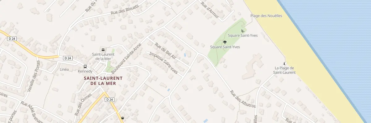 Plan du 25 Rue Saint-Yves à Plérin