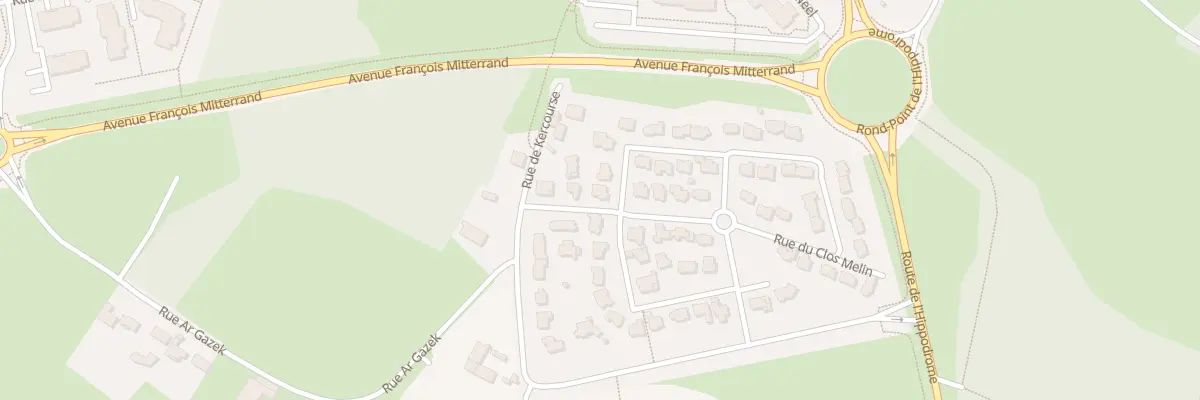 Plan du 21 Rue du Clos Melin à Séné