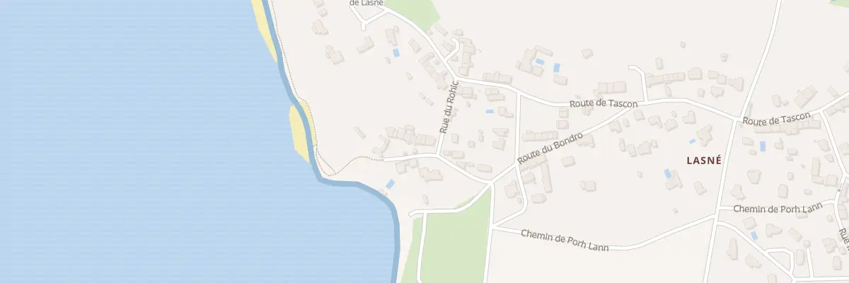 Plan du 2B Imp de la Petite Plage à Saint-Armel