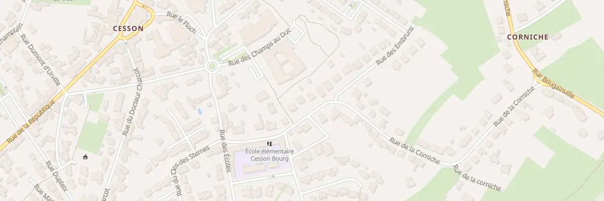 Plan du 29 Rue de la Corniche à Saint-Brieuc