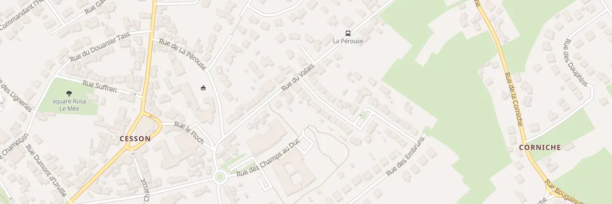 Plan du 6 Rue Ambroise Paré à Saint-Brieuc