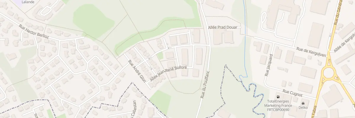Plan du 9 Rue Helen Keller à Vannes