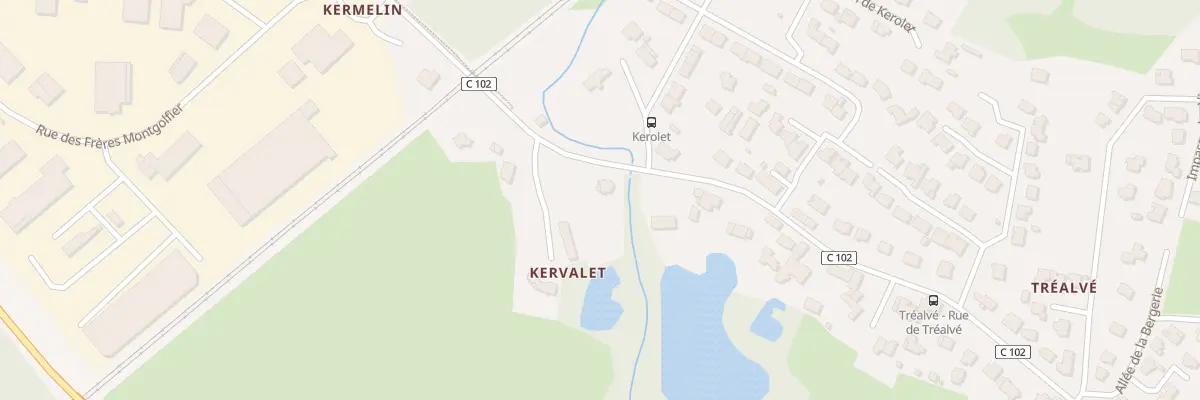 Plan du 8 Rue de Tréalvé à Saint-Avé