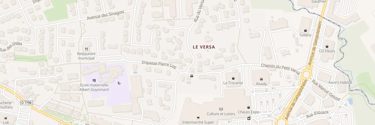 Plan du 21 Rte du Versa à Séné
