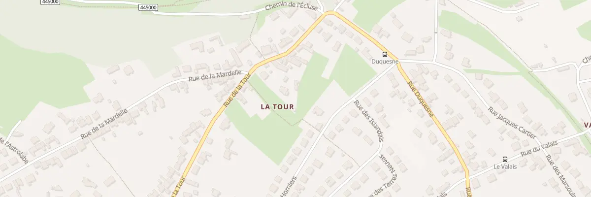 Plan du 92D Rue de la Tour à Saint-Brieuc