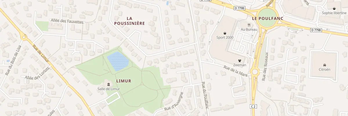 Plan du 8 Rue Le Clos du Poulfanc à Séné