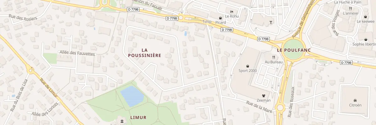 Plan du 68 Rue Le Clos du Poulfanc à Séné