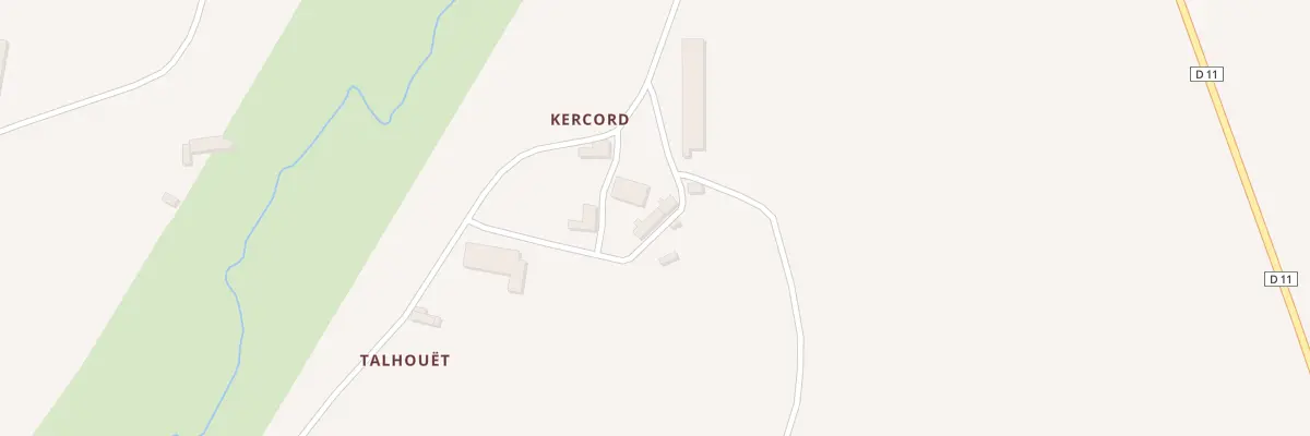 Plan du 5228 Kercorde à Saint-Allouestre