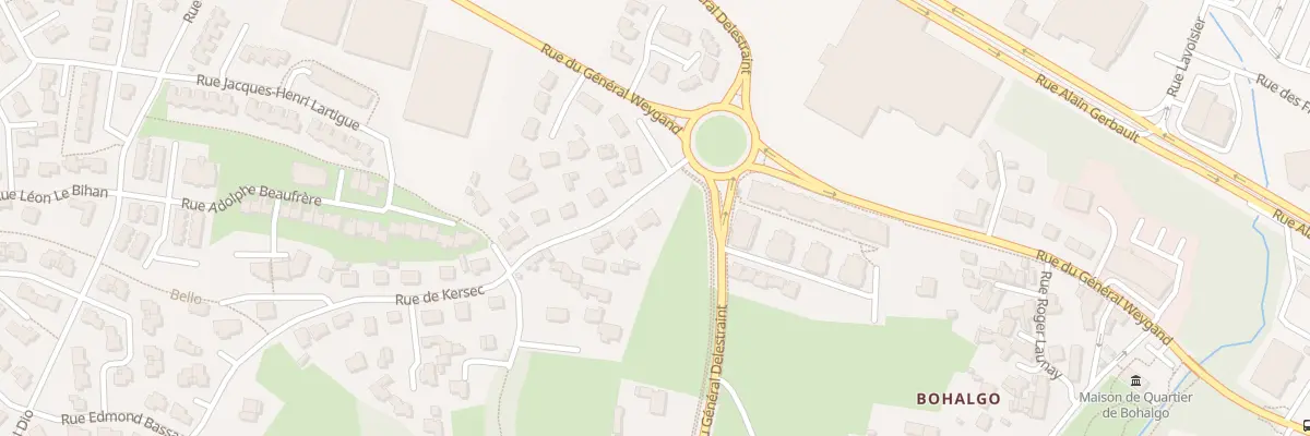 Plan du 1 Rue de Kersec à Vannes