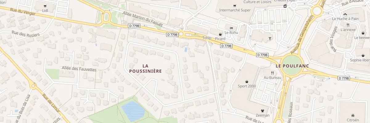 Plan du 62 Rue Le Clos du Poulfanc à Séné
