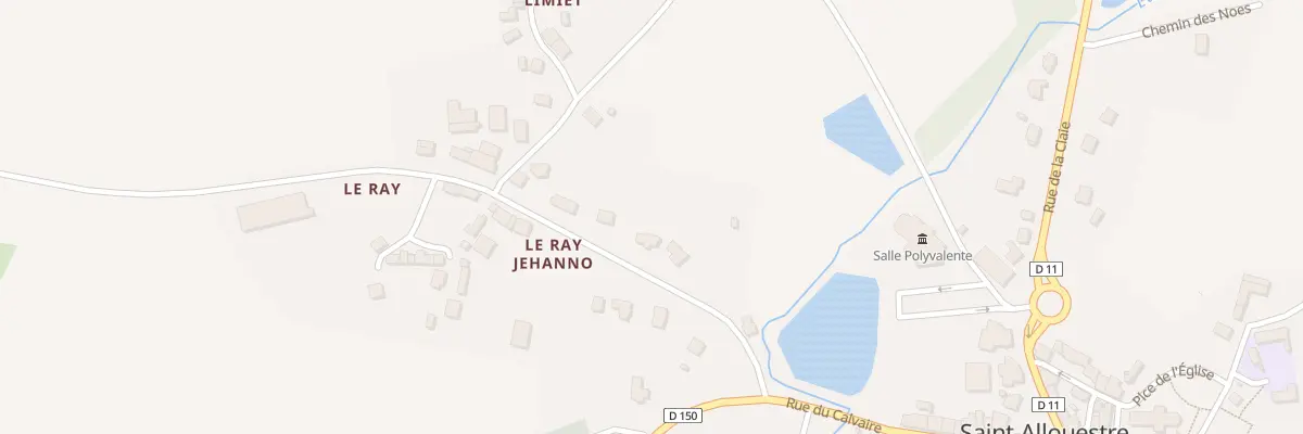 Plan du 5327 Le Ray Jehanno à Saint-Allouestre