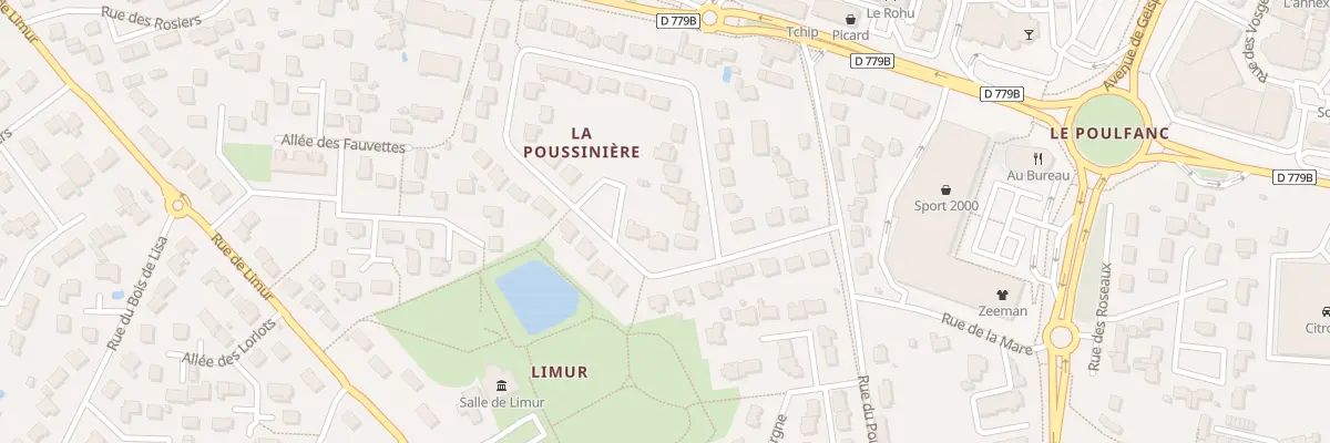 Plan du 59 Rue Le Clos du Poulfanc à Séné