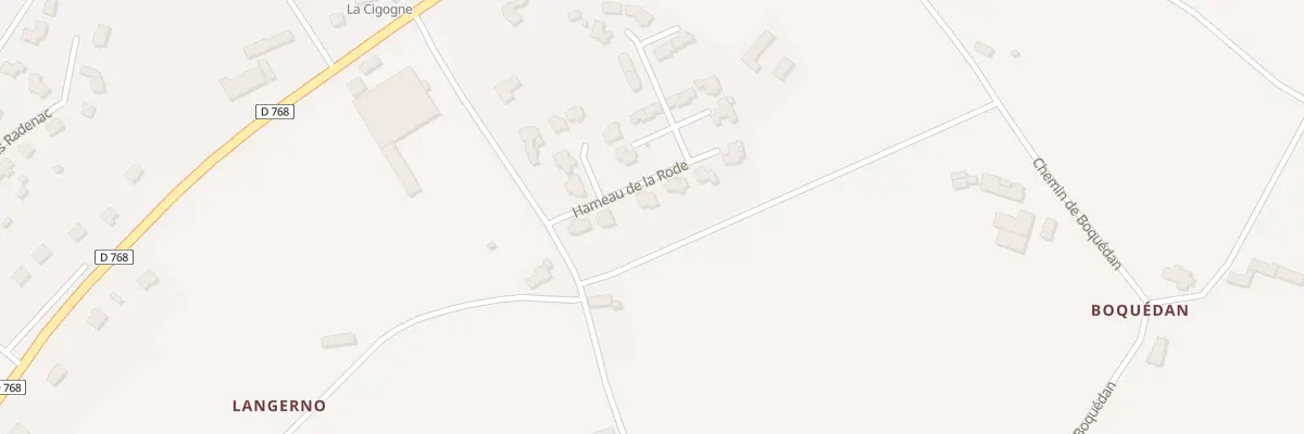 Plan du 4 Rue Lot Hameau de la Rode à La Motte