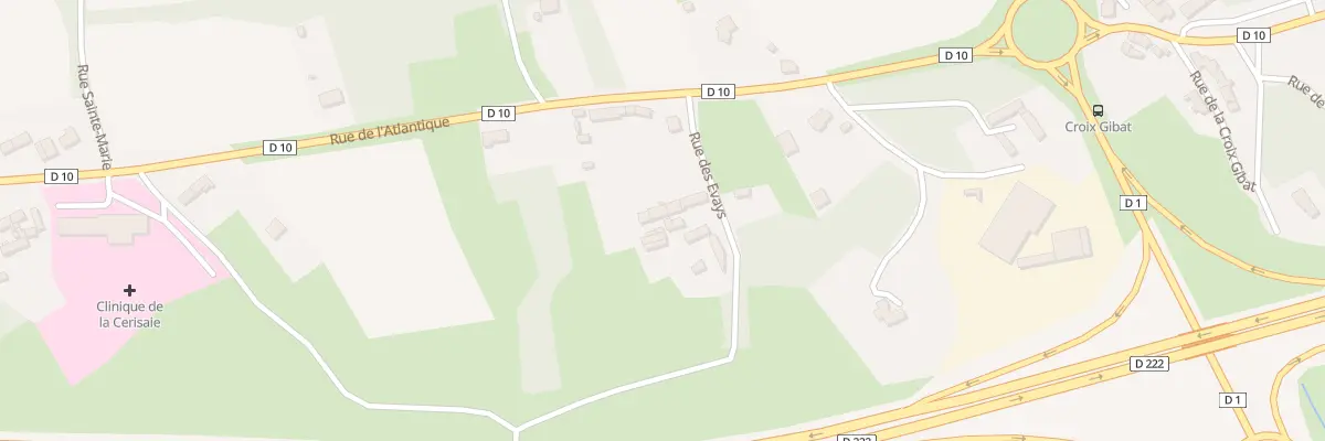 Plan du 10 Rue des Evays à Trégueux