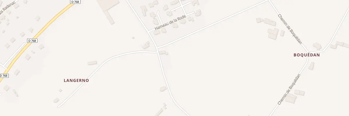 Plan du 1 Laugerno à La Motte